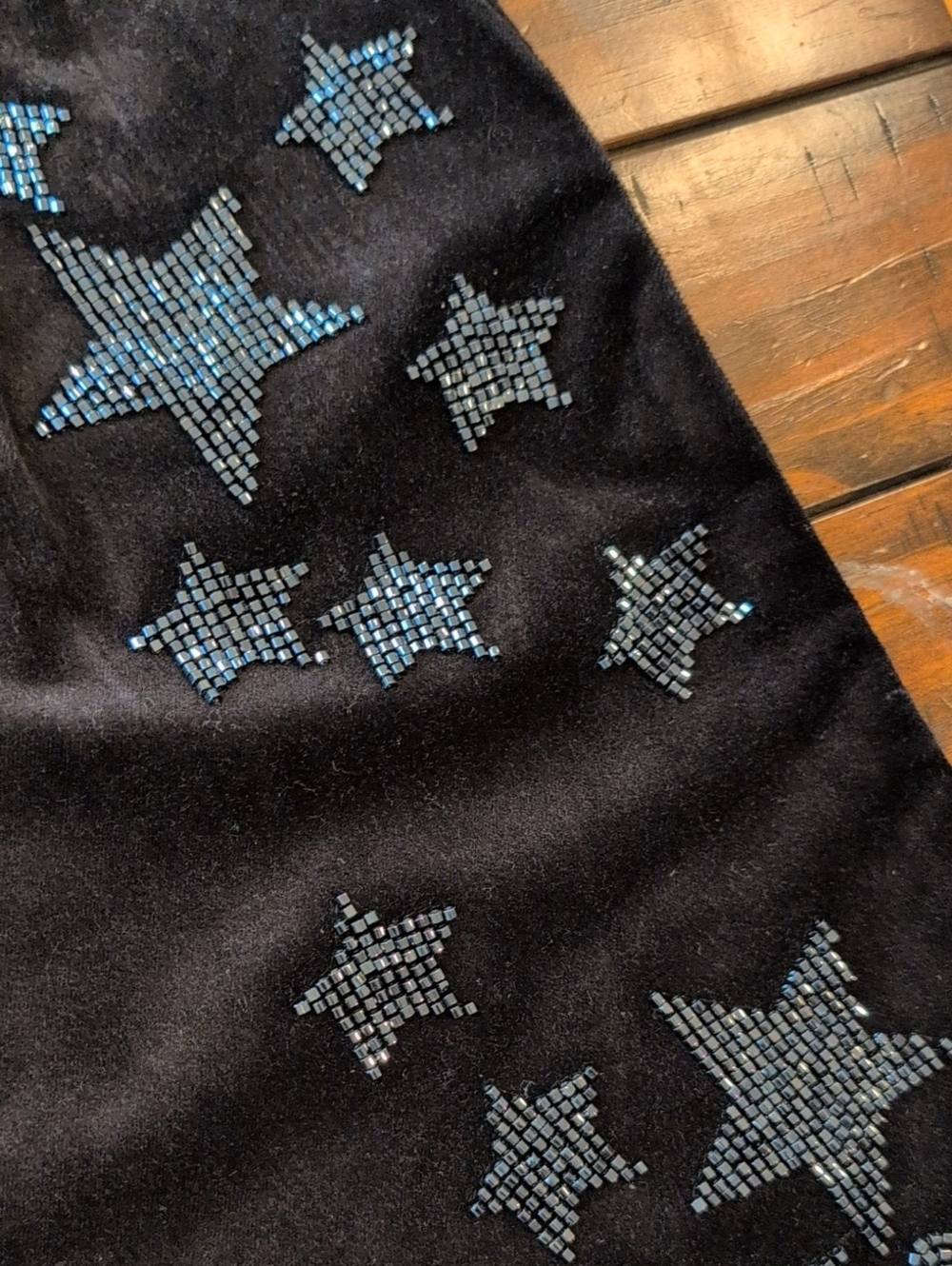 Pilcro The Wanderer Velvet Beaded Pants - Picture 4 of 12